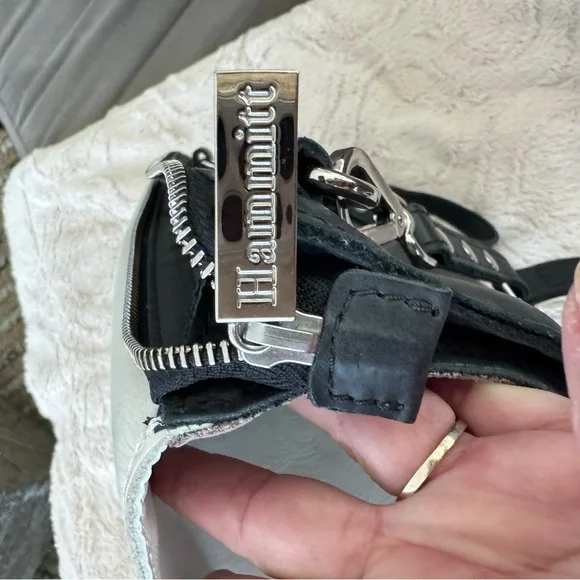 HAMMITT Elegant Black, Cream, and Tan Crossbody Bag - Picture 7 of 9